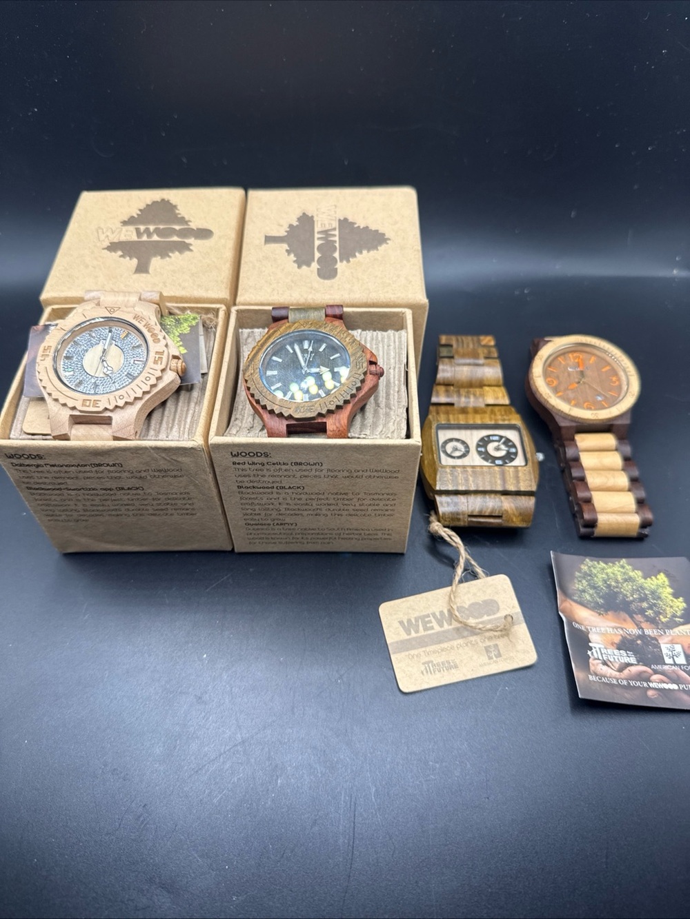 WeWood Watches 4 New Need Batteries Four Different Styles